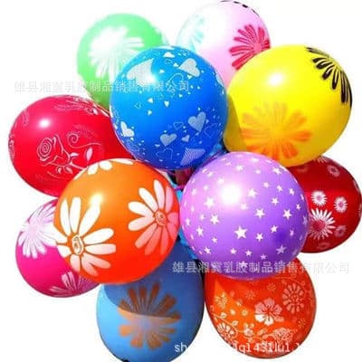 Thickened Mixed Balloons 12-inch Full Print Animal Cartoon Balloons Multi-purpose Decoration Children's Toys Ground Promotion Balloons