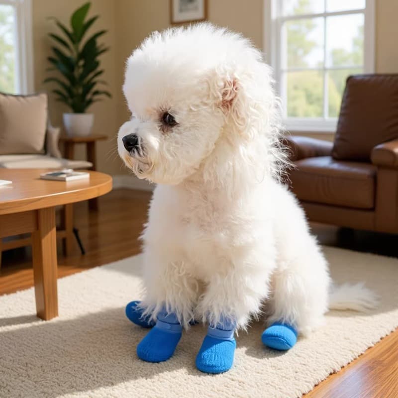 Dog Paw Covers Outdoor Anti-Slip Waterproof Socks Soft Sole Wear-Resistant Pet Shoes Non-Shedding Breathable Dirt-Proof