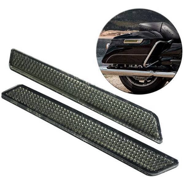 1 Pair Reflective Strips for 14-20 Harley Touring Luggage Saddlebags