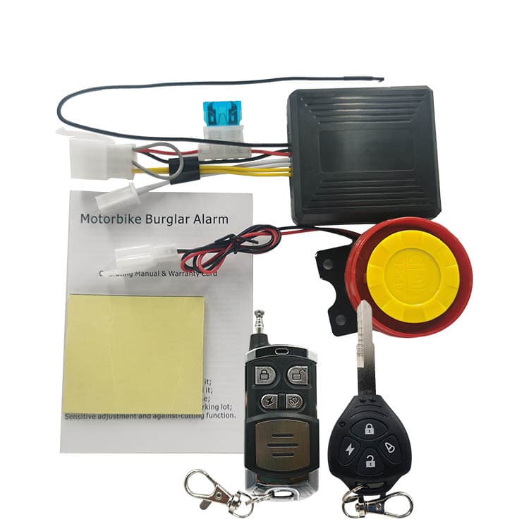 Motorcycle Anti-Theft Alarm Remote Long-Distance Parking Locator Dual Flash Full Function Accessories