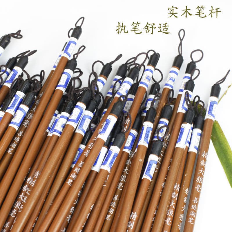 Wholesale brushes for primary school students, beginners and brushes, large, medium and small, special brushes for traditional Chinese painting, calligraphy set
