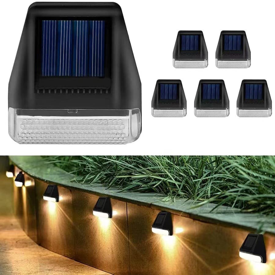 Cross-border European Solar Light Outdoor Garden Wall Light Stair Light Step Light Fence Light Night Light
