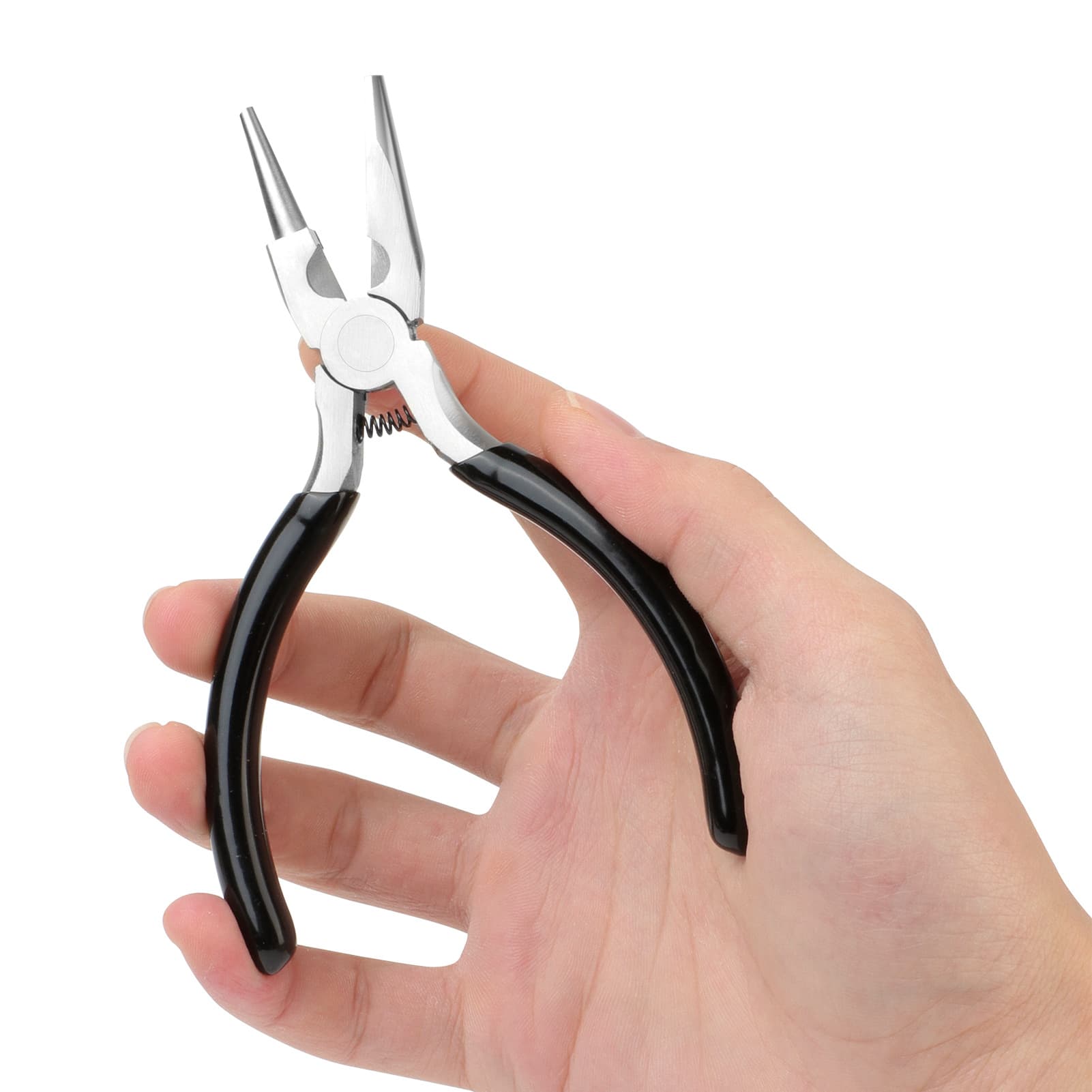 Semi-groove Semi-round Nose Coiling Pliers, Wire Coiling for Jewelry, Handmade 14K Gold/Silver/Copper Wire Shaping DIY Tools