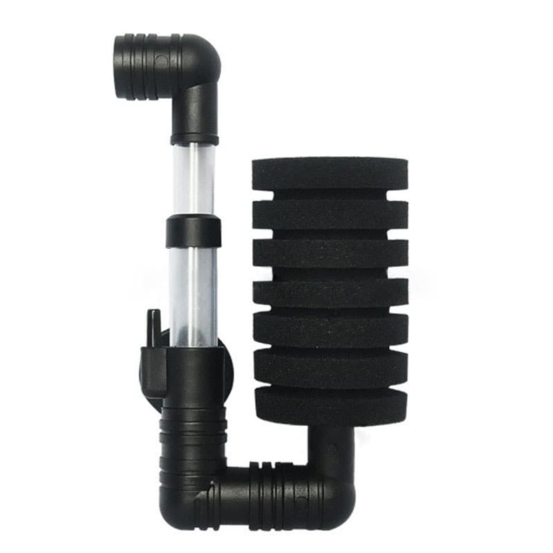 Aqua Buddy XY-2822 Dual-Head Bio Sponge Filter Aquarium Pneumatic Sponge Wall-Mounted