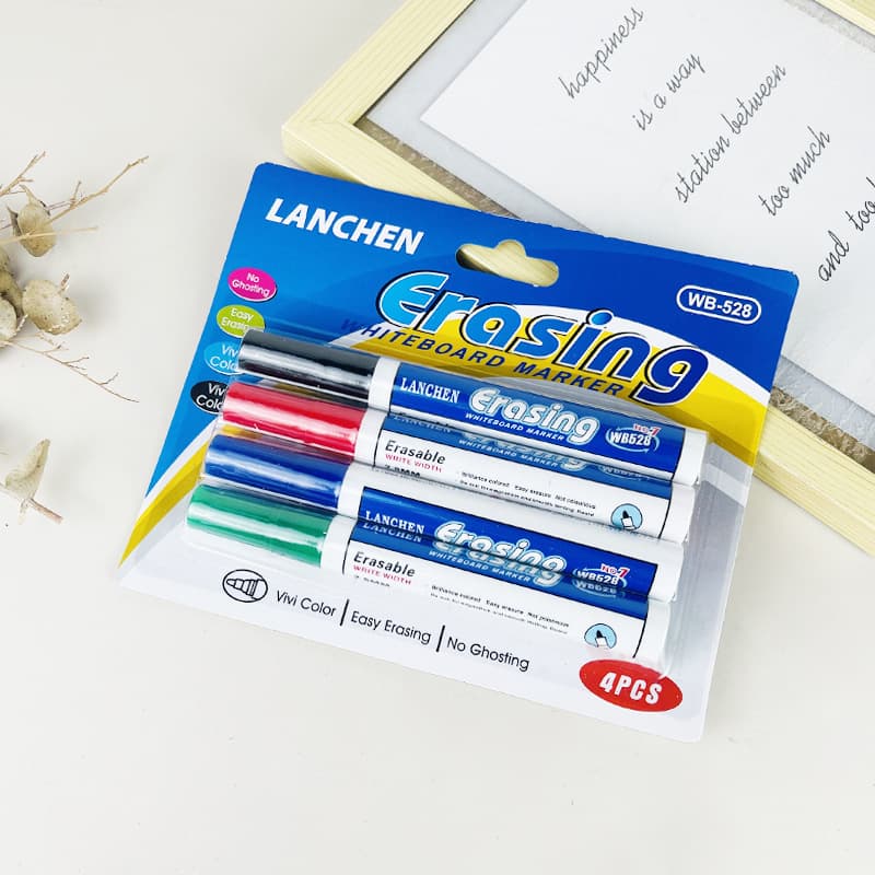 Wholesale Erasable Children's Whiteboard Markers, Water-Based Broad Tip Drawing Board Pens, Office Supplies Stationery
