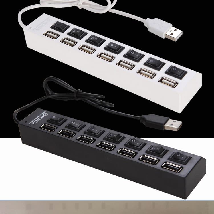 High-Speed Seven-Port Switch 2.0 One-To-Seven USB Hub Computer Extension Dock Fast Expansion Device Made in China