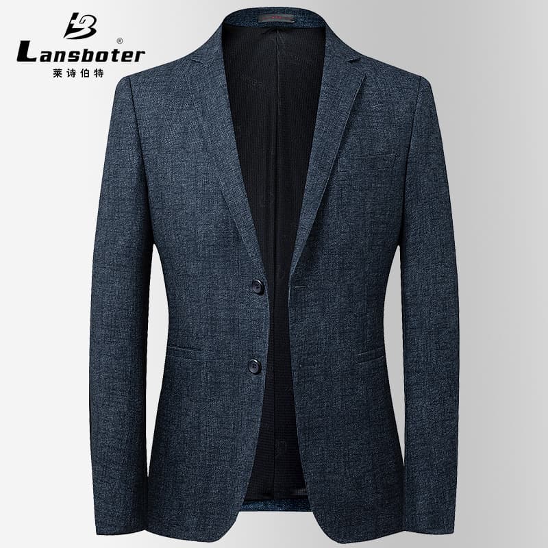 Laishibote Men's Suit Autumn/Winter New Korean Style Stretch Casual Slim Fit Blazer Jacket