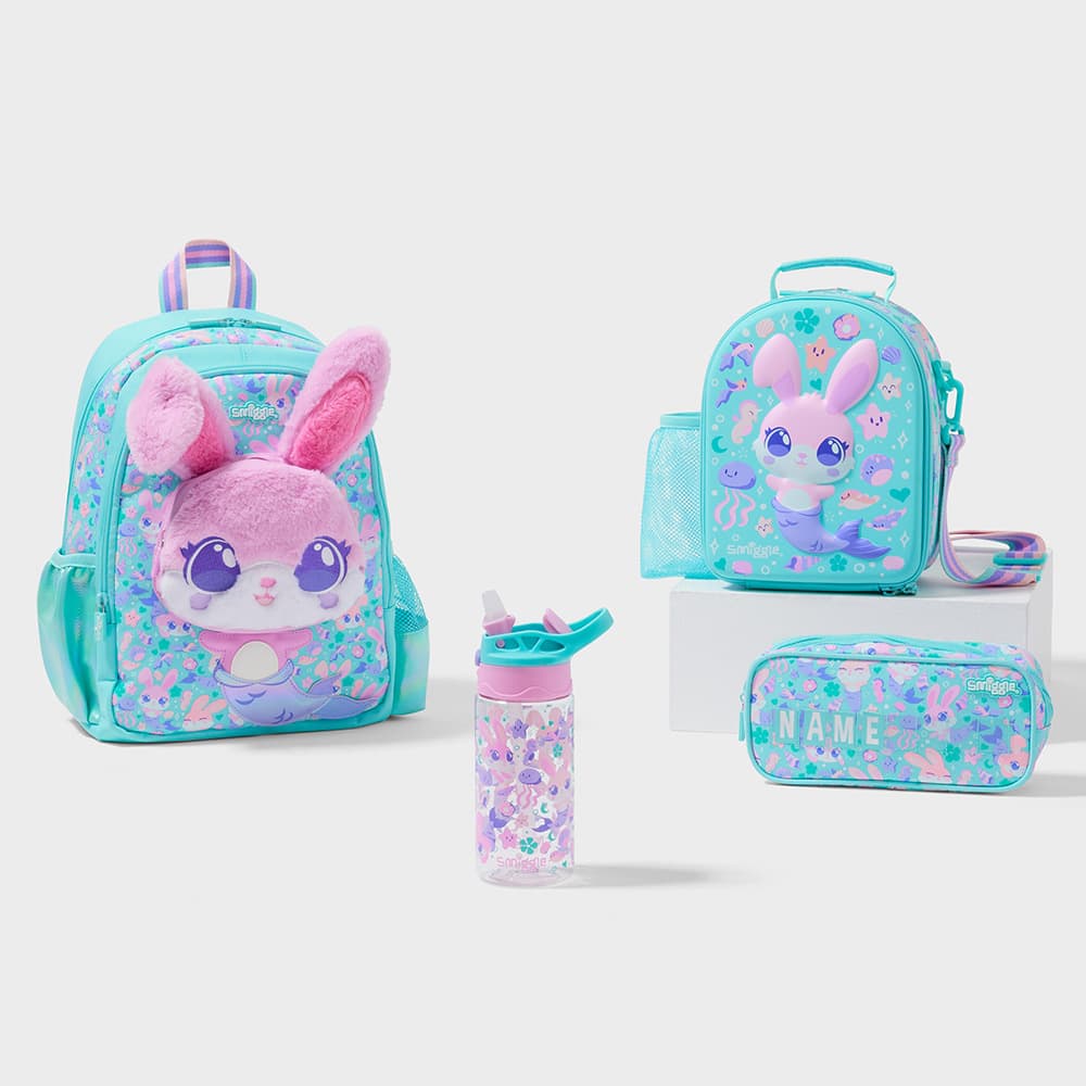 Australian Smiggle School Bag Kindergarten Cute Rabbit Backpack for Girls Outdoor Outing First Grade Back to School