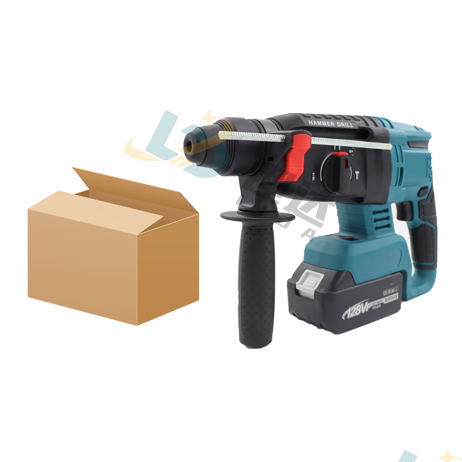 Makita-Style Cordless Brushless Rotary Hammer Concrete Lithium Battery Wireless Impact Drill Lightweight Cordless Lithium Battery