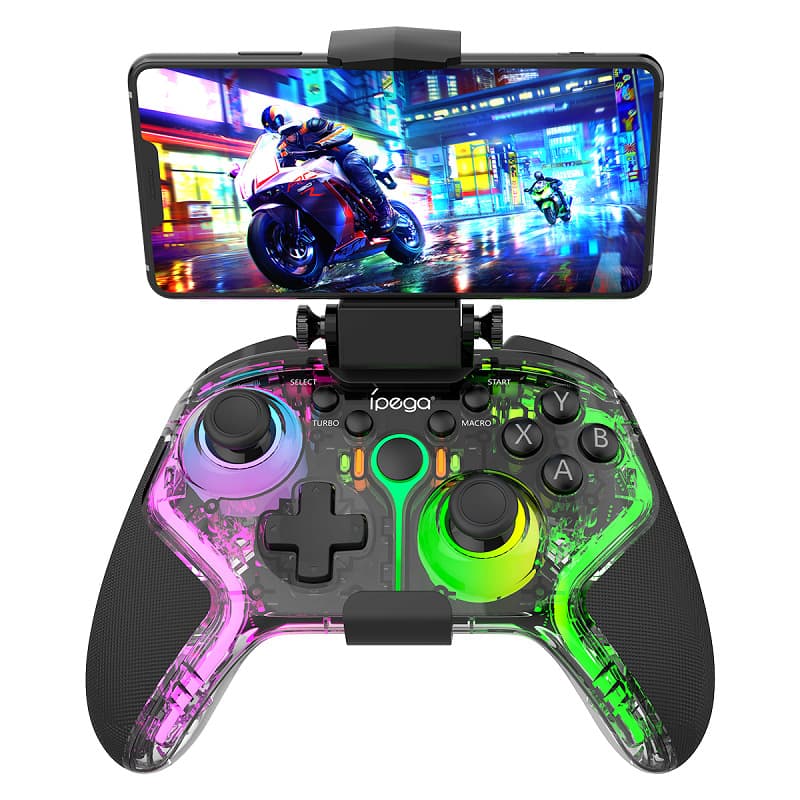 Wireless Game Controller for Android, iOS, PC, Switch, PS3, PS4 Programmable Motor Vibration Gamepad