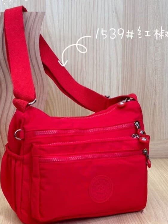 Bobu Men's Multi-Layer Oxford Cloth Crossbody Bag, New Nylon Waterproof Mommy Casual Travel Shopping Bag
