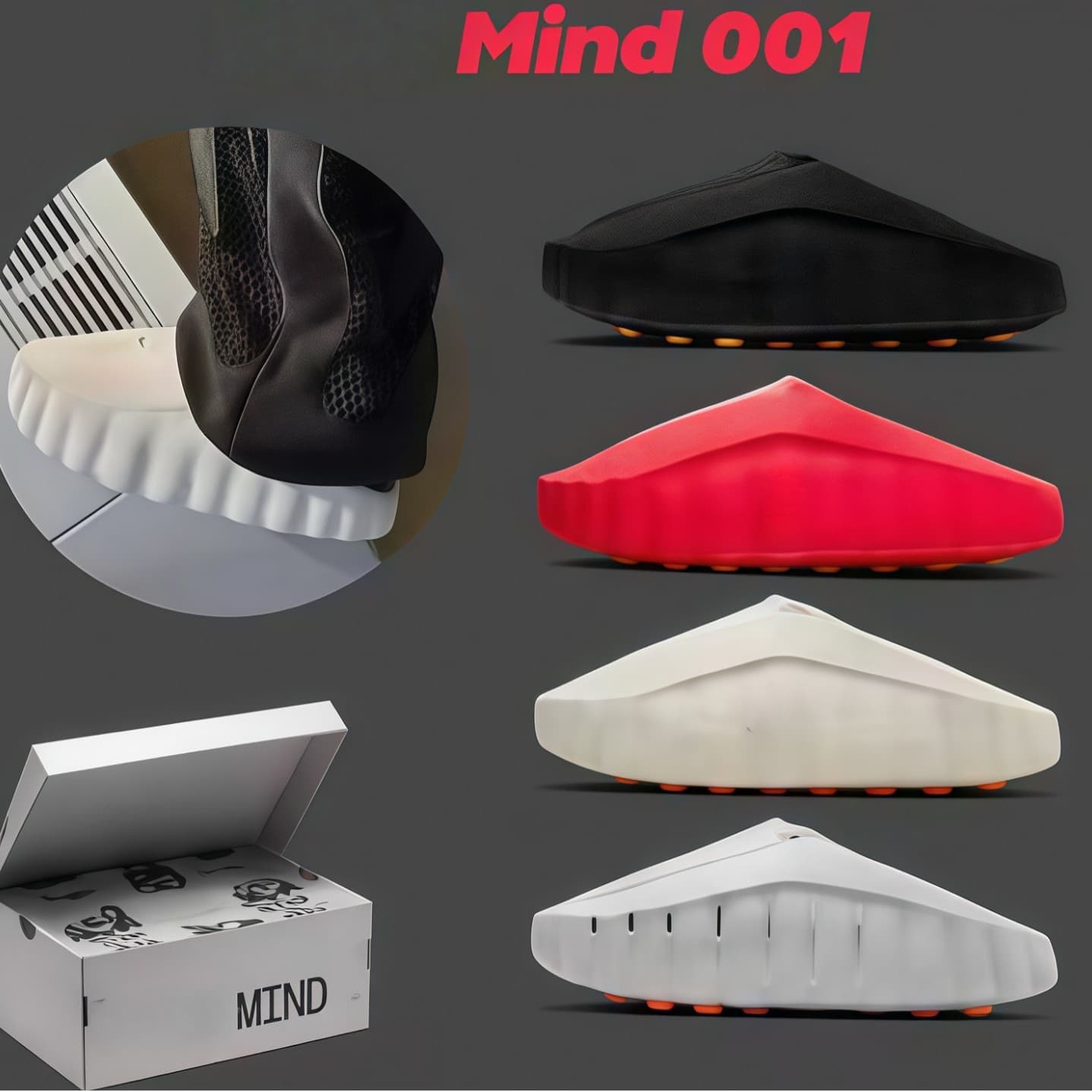 Cross-border Putian Factory 2026 New Mind-001 Export Training Shoes Comfortable Closed-Toe Casual Sports Shoes for Men and Women