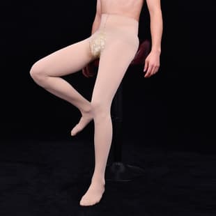 Qinghe 180D Velvet Men's Thermal Long Johns Space Capsule Double-Layer Pouch High Elasticity Tight Base Layer Pants Autumn and Winter Warmth