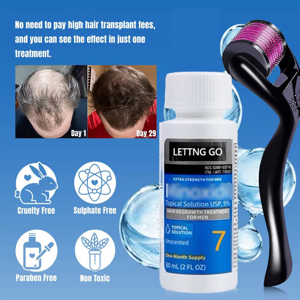 Minoxidil 5% Hair Growth Serum Scalp Nourishing Liquid for Hair Care and Thickening