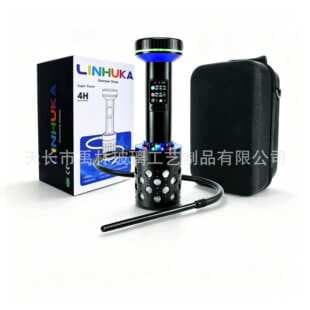 Hookah, LINHUKA New Gen 4 Charcoal-Free Arabic Hookah, Bar High-End, Touchscreen Electronic Hookah