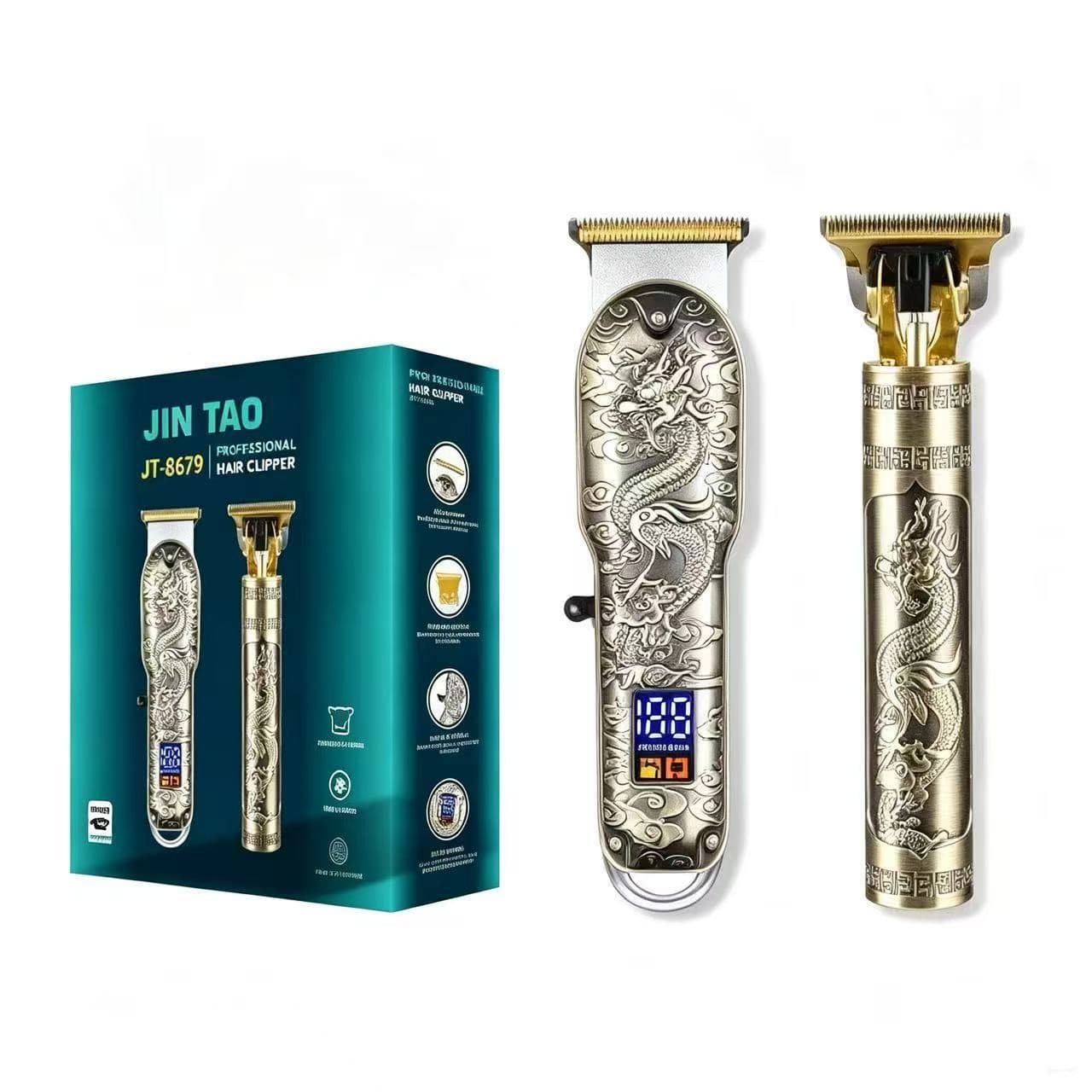 Electric Hair Clipper Digital Display Taper Hair Clipper Barber Clipper Hair Trimmer Master-Slave Set