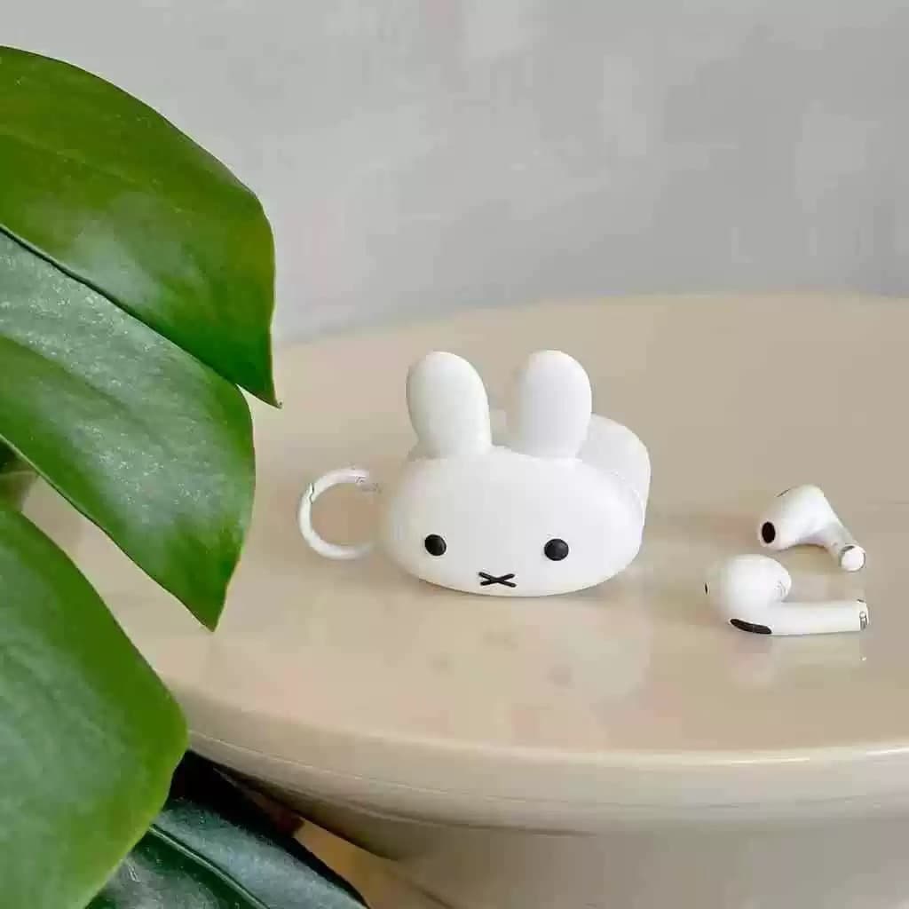 Cute Miffy rabbit suitable for airpods pro3 Apple wireless bluetooth headphone set 3/4/pro2 soft shell