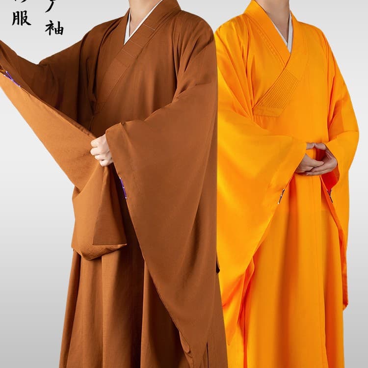 Emperor's Choice Monk Clothes Haiqing Autumn Lay Monks' Clothes Monk Clothes Men's Kasayas Large Coats Women's Dharma Assembly Wide Sleeves Haiqing Clothes Monk's Clothes