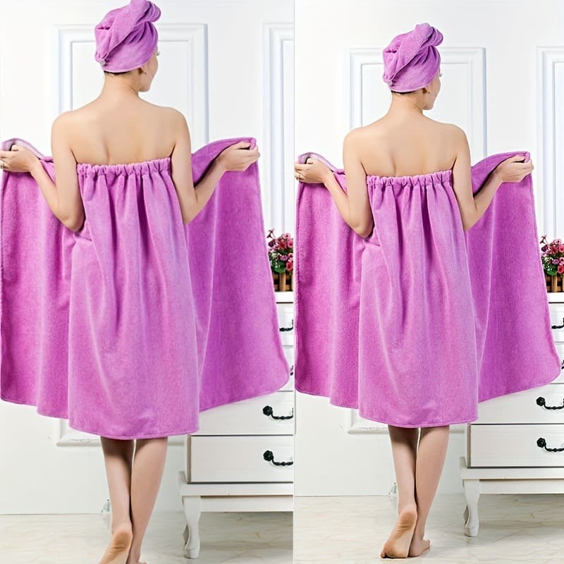 2025 New Arrival Adjustable Towel Set for Women, Available for Cross-Border Dropshipping.