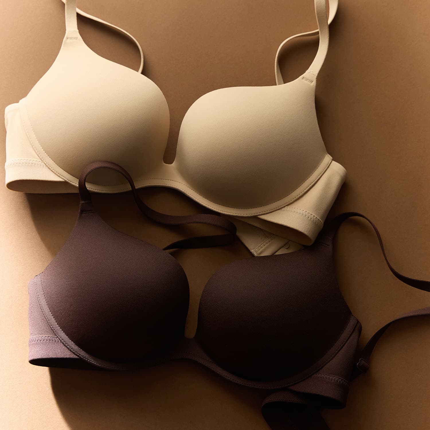 Cerotich round breasts, small breasts, push-up, no wire bra, women's top-up anti-sagging adjustable seamless bra
