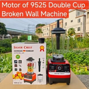 Cross-Border 4L 8-in-1 Blender Commercial Stainless Steel High Power Pure Copper Motor Meat Grinder Ice Crusher Juicer