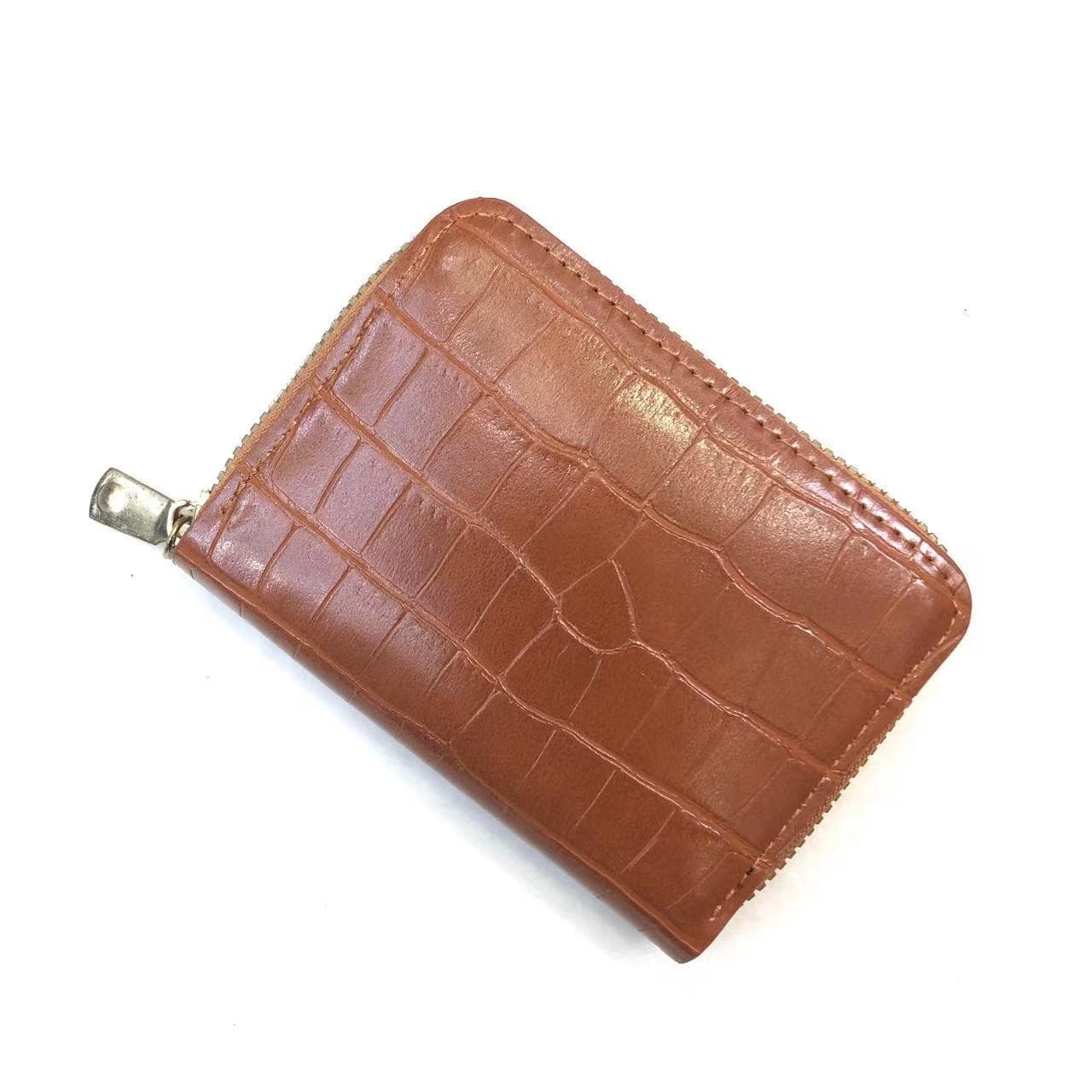 Card Holder for Women and Men, Crocodile Pattern Accordion Wallet, ID and Driver's License Holder, Card Case, Wholesale Gift with Cards