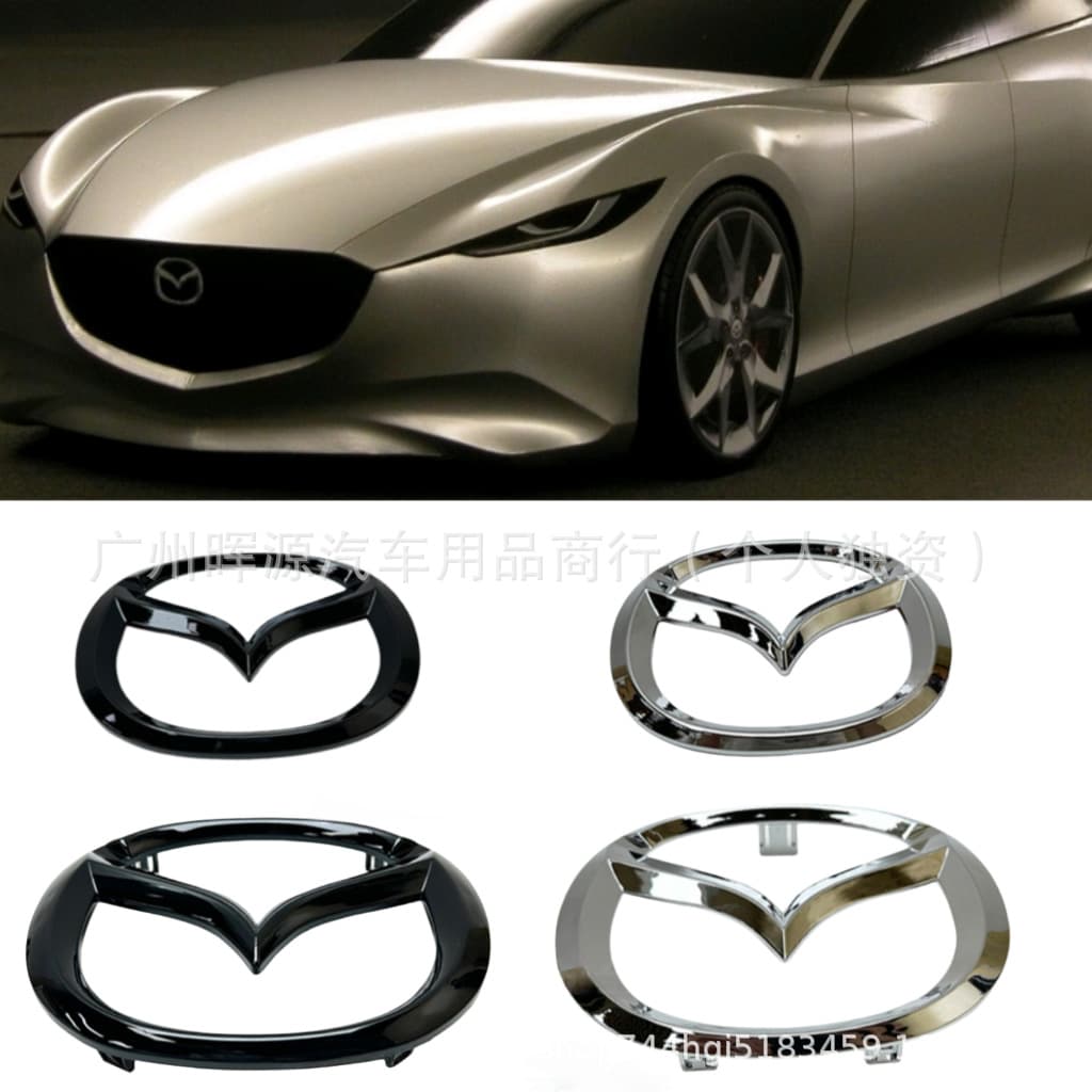 Mazda front and rear emblems for Mazda3, Mazda6, CX-4, CX-5 modified grille emblem, trunk badge