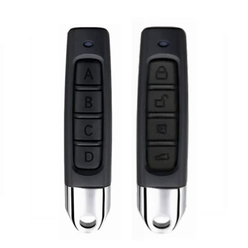 Four-button electric garage door 433 clone remote control Foreign trade security alarm access control wireless remote control