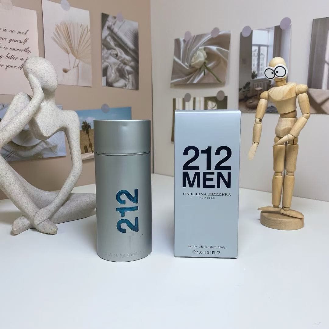 Carlo 212 (Gray Magnetic) Lina Silver Metropolis Red Sensual Men's Perfume 100ml