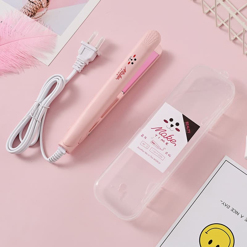 Mini Dual-Use Straight Curling Iron Portable Hair Styling Tool Easy Carry Straightening Comb Home Appliance Hair Curler