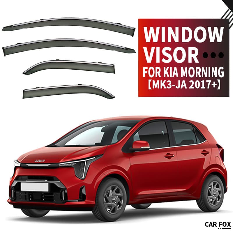 Suitable for Kia Morning Window Visor Rain and Sunshade Spoiler