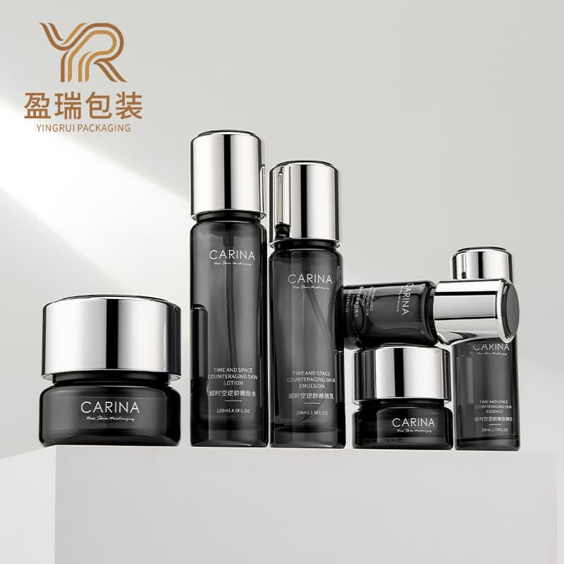 Skin Care Product Packaging Materials, Glass Bottle Set, Press Pump Head Lotion Bottle, 50g Cream Bottle, Cosmetic Bottle, In Stock
