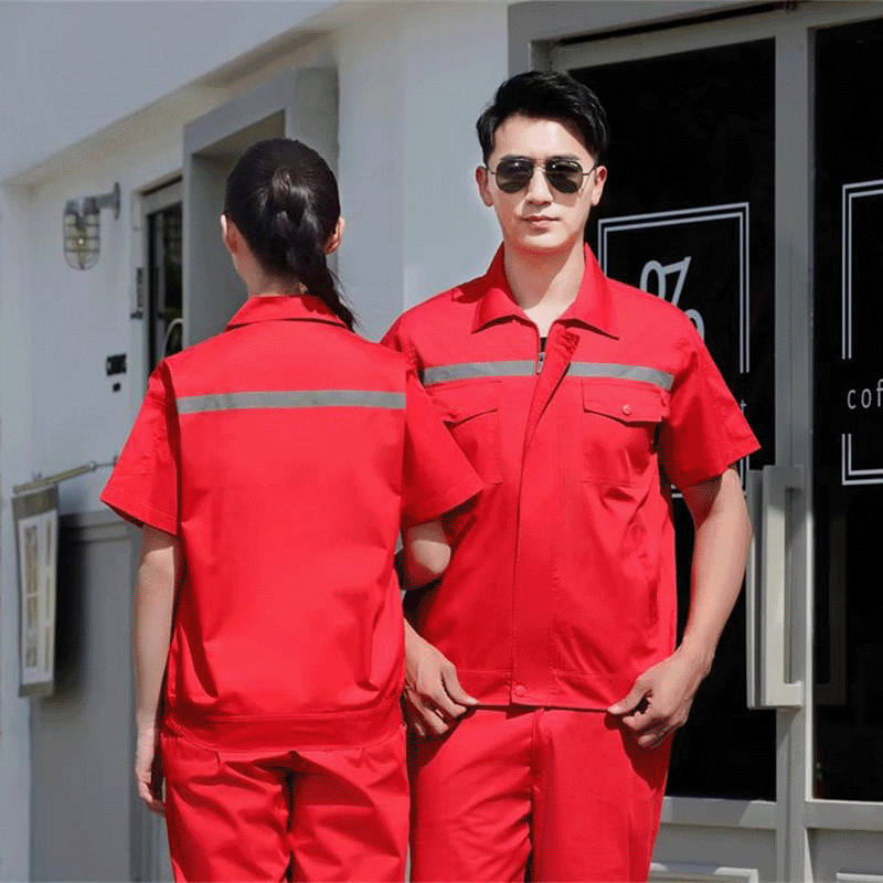 Factory Wholesale Safety Workwear with Reflective Strips, Construction Site Uniform, Factory Uniform, Men's Set