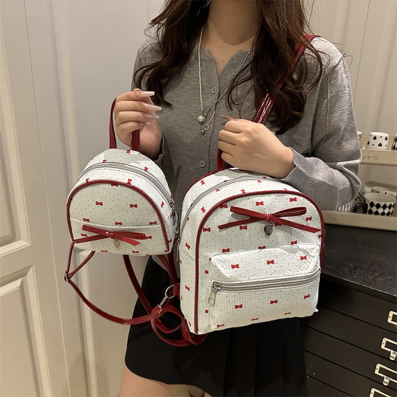 New Women's Casual Simple Backpack for Summer College Students, Versatile Leisure Trendy Small Backpack