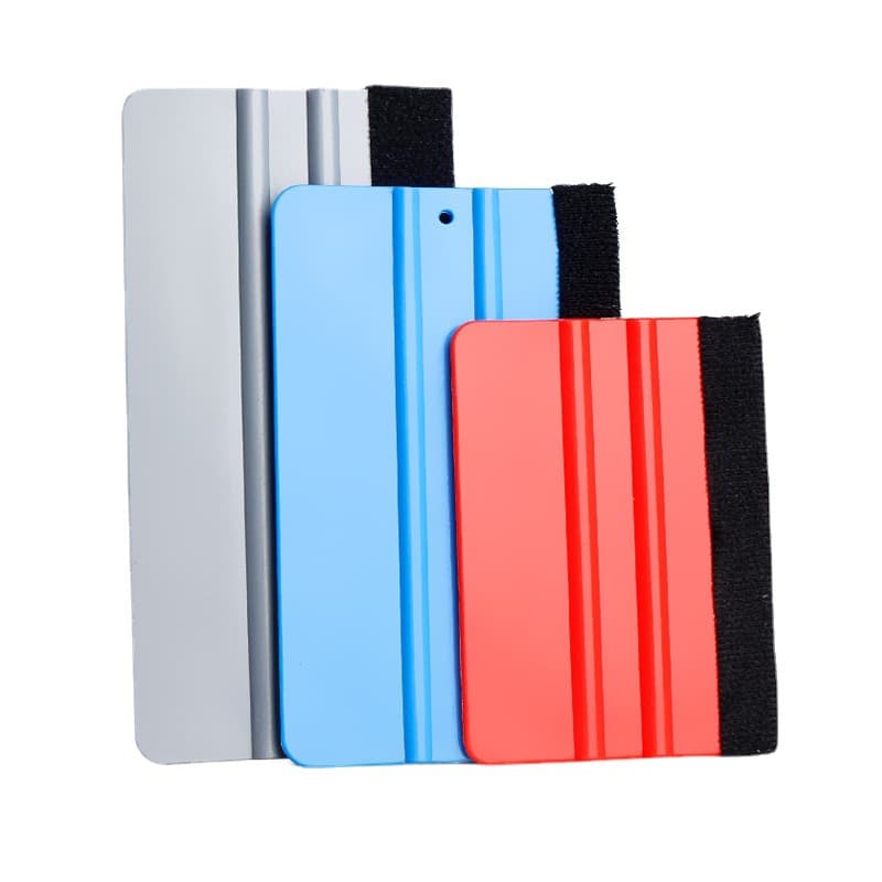 Extended Large Square Scraper Automotive Color Change Film Application Tool Light Control Film Construction Scraper Wallpaper Sticker Scraper
