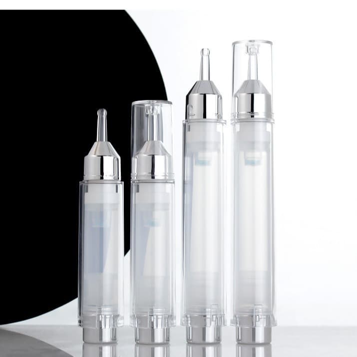 New 10ml European Version Liquid Ultrasonic Eye Cream Bottle Essence Vacuum Bottle Packaging Material Acne Essence Syringe Bottle
