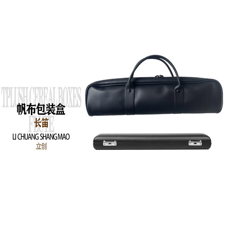 16-hole 17-hole Flute Specific Storage Box Flute Carrying Leather Wooden Travel Case Box Instrument Bag