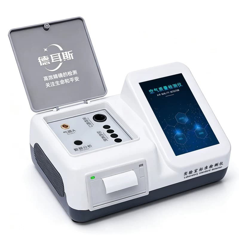 CMA Formaldehyde Detector Professional Touch Screen Dual Channel TVOC Benzene New Home Indoor Air Quality Tester