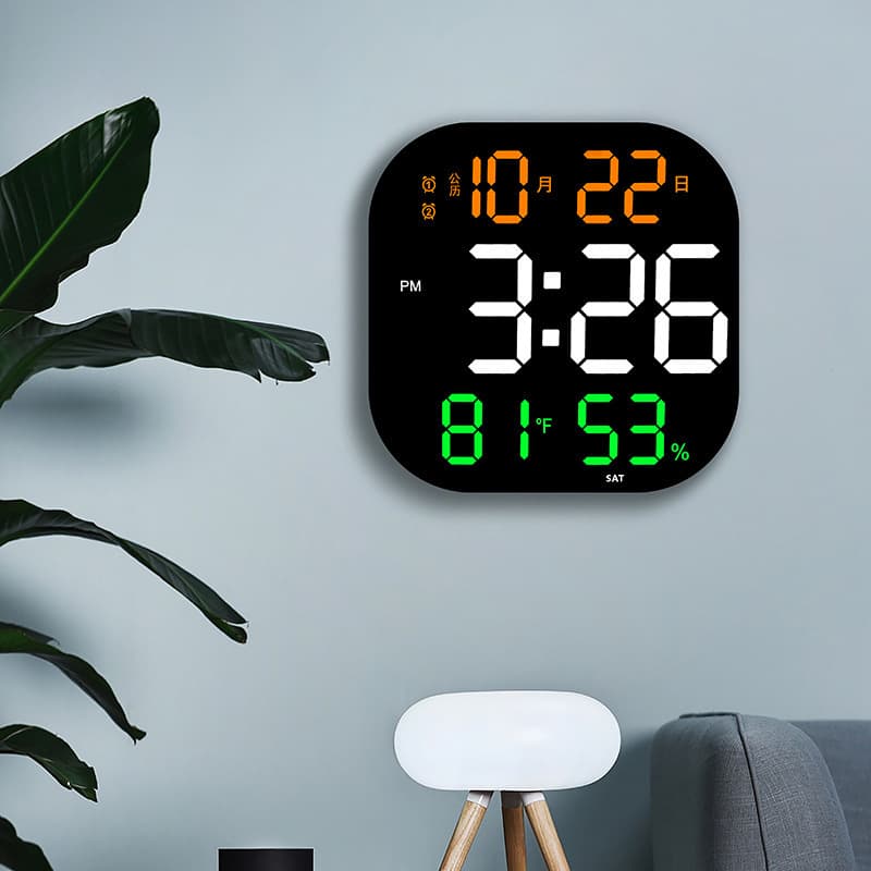 Living Room Countdown Timer Gym Wall Clock LED Acrylic Decorative Creative Large Electronic Clock Wall Hanging