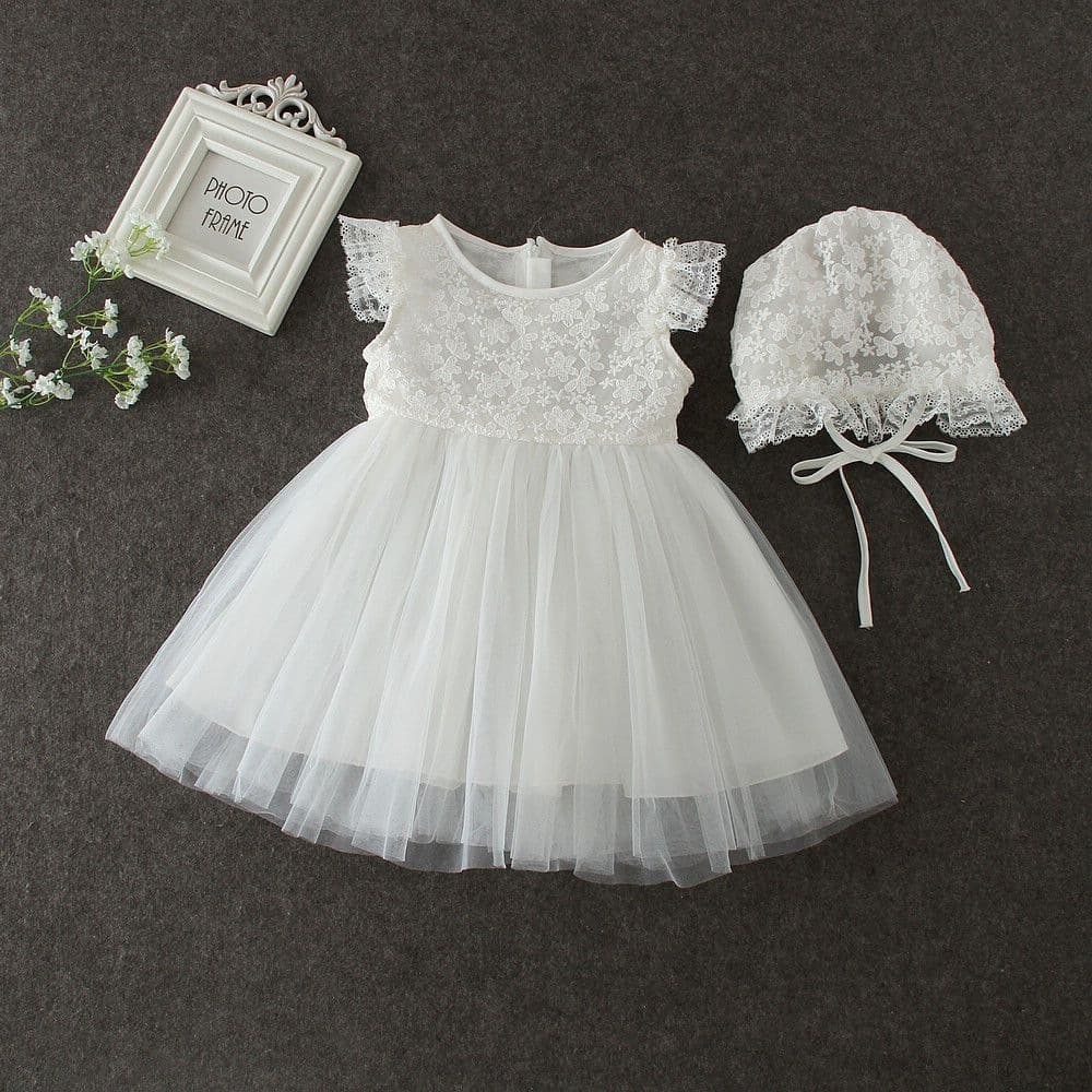 Kids Princess Dress Tutu Skirt Birthday Baby Girl Formal Wear Flower Girl Wedding Dress Performance Costume