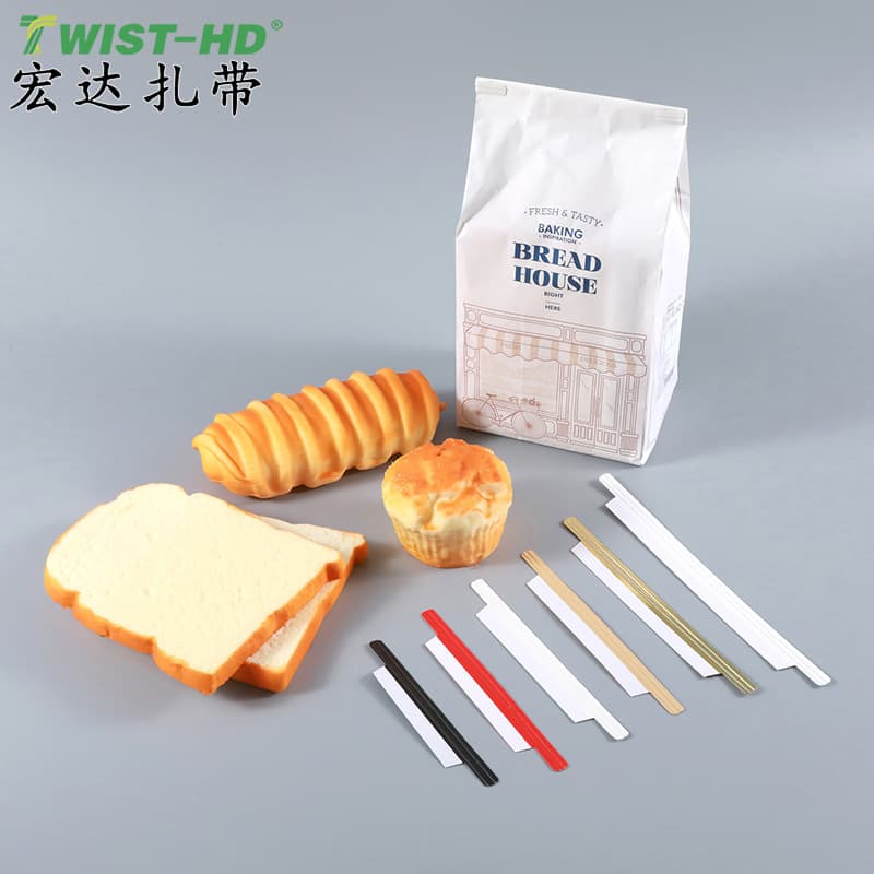 Colored Kraft Paper Sealing Strips for Coffee Bags, Double-Sided Adhesive Pressure Strips, Bread Bag Sealing Pressure Strips, Packaging Manufacturer Stock