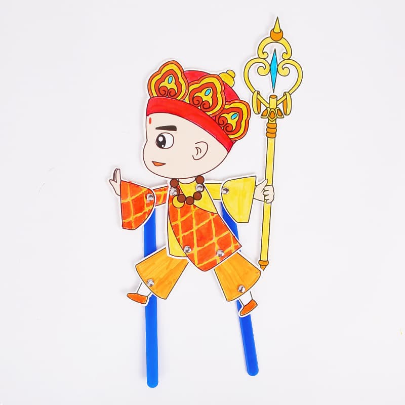Shadow Puppet Material Kit Talent Show Character Kindergarten Children Creative Assembly Toy