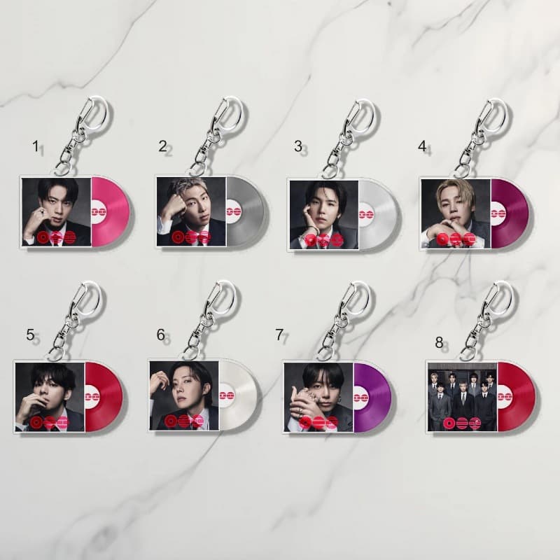 BTS Merchandise V Min Yoongi Jeon Jungkook Charm Park Jimin Kim Taehyung Keychain Pendant 1864