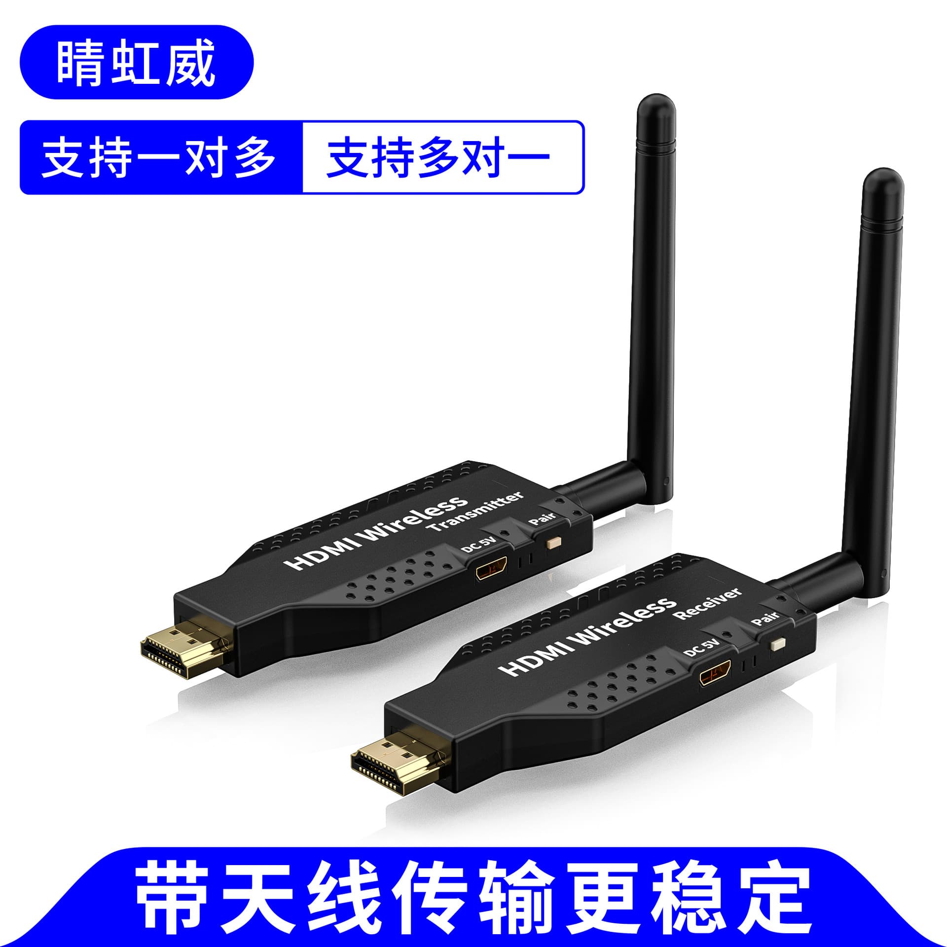 Amazon Hot Selling HDMI Wireless Extender Transmitter 4K Transceiver Transmitter Receiver Wireless Screen Mirroring