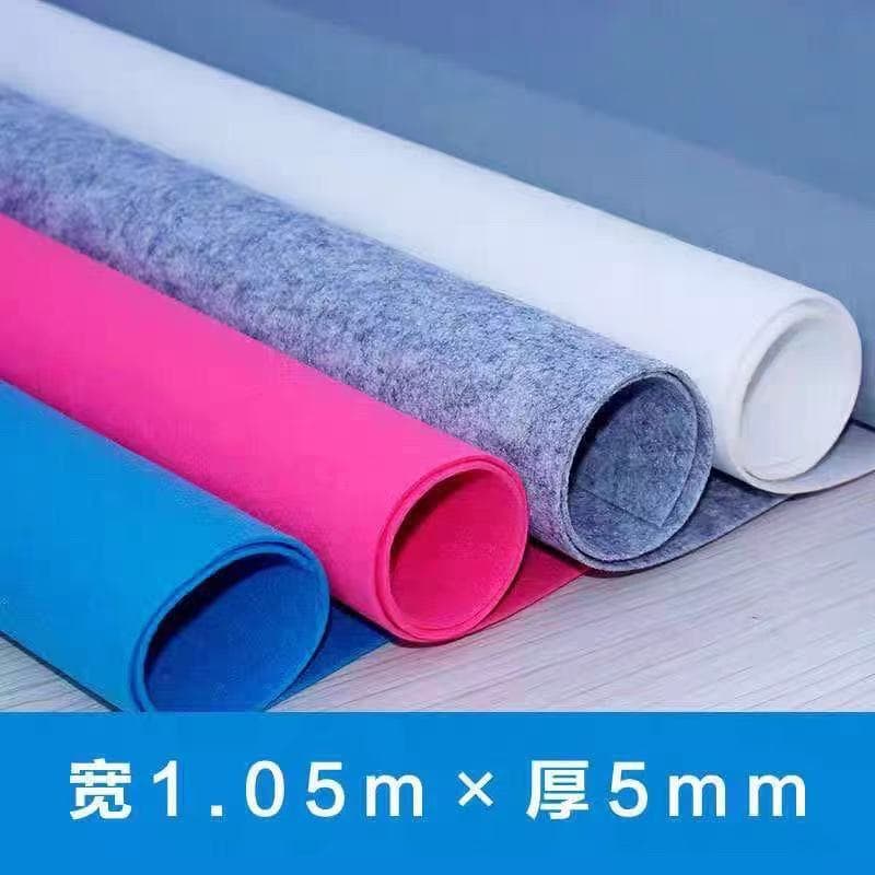 Colored Felt Sheets from Manufacturer, Thick DIY Non-Woven Fabric with Adhesive Backing