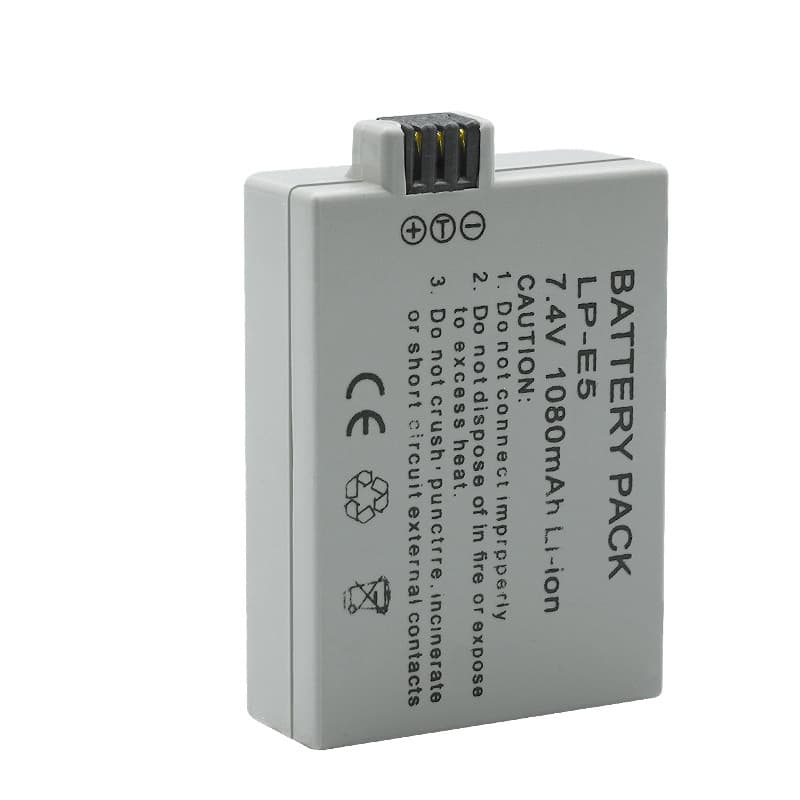 Cross-border Hot-Selling LP-E5 Battery for Canon Digital Camera Lithium Battery, Factory High Capacity Comparable to Original