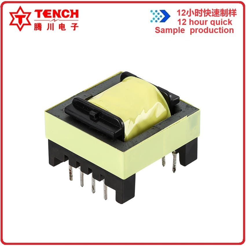 Tengchuan EF25 horizontal 5+5 USB fast charging 5V4A high frequency power transformer safety adapter 12V