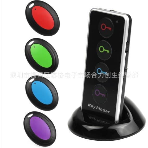 Wireless Electronic Key Finder Home Anti-Loss Anti-Theft Phone Tracker Item Locator 1-to-4