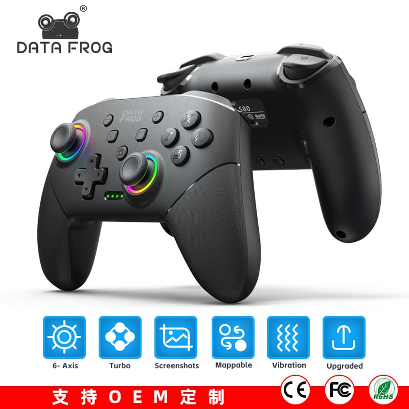 Suitable for Nintendo Switch2/NS lite/OLED/PC wireless Bluetooth controller CE ROSH FC certification
