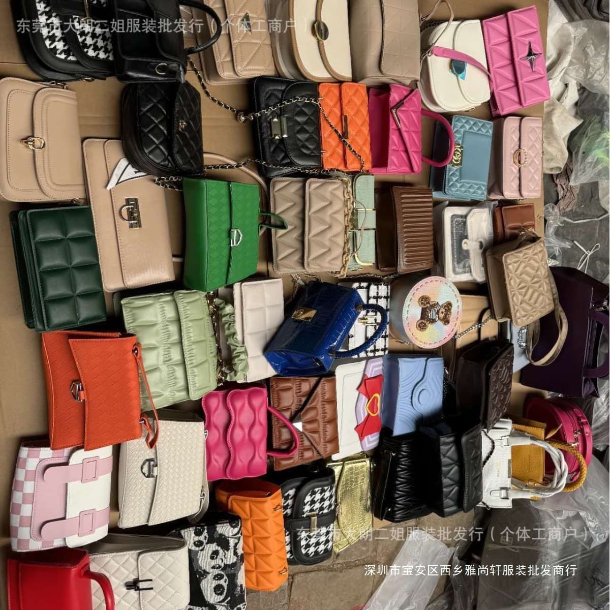 Bags Wholesale Mixed Styles Overstock Women's Bags Low Price Foreign Trade Factory Source Cross-border Stock Foreign Trade Women's Handbag Small